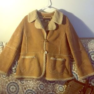 Jones New York Coat (M) So comfy w Booties!